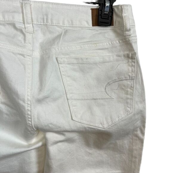 AMERICAN EAGLE SKINNY STRETCH White Wash Low Rise Studded Jeans NWT sz 6 x 32 - Picture 13 of 16
